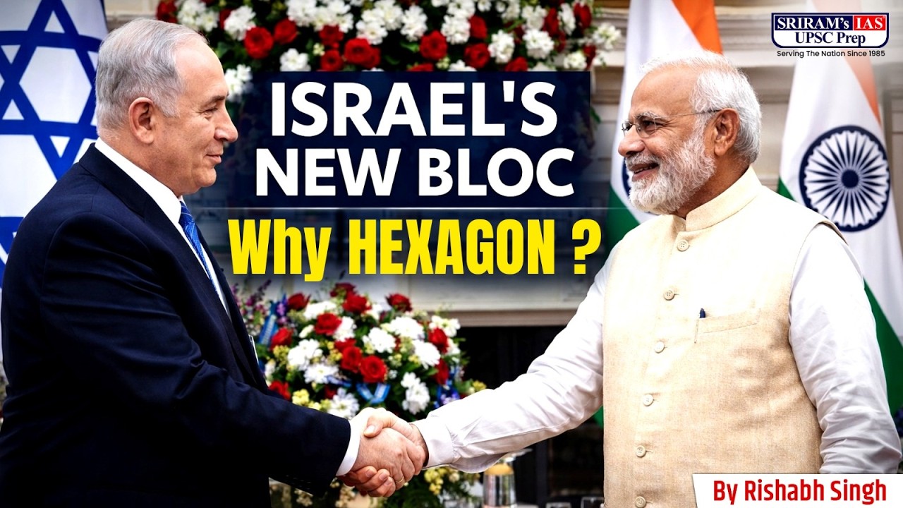 Why Israel Wants India in the ‘Hexagon of Alliances’ | Modi Visit Analysis #ModiIsraelVisit