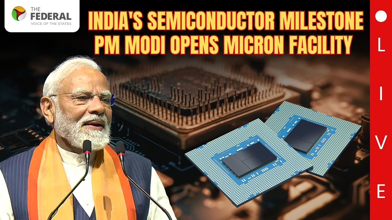 LIVE: PM Modi Inaugurates Micron Semiconductor Facility in Sanand, Gujarat | Made-in-India Chips