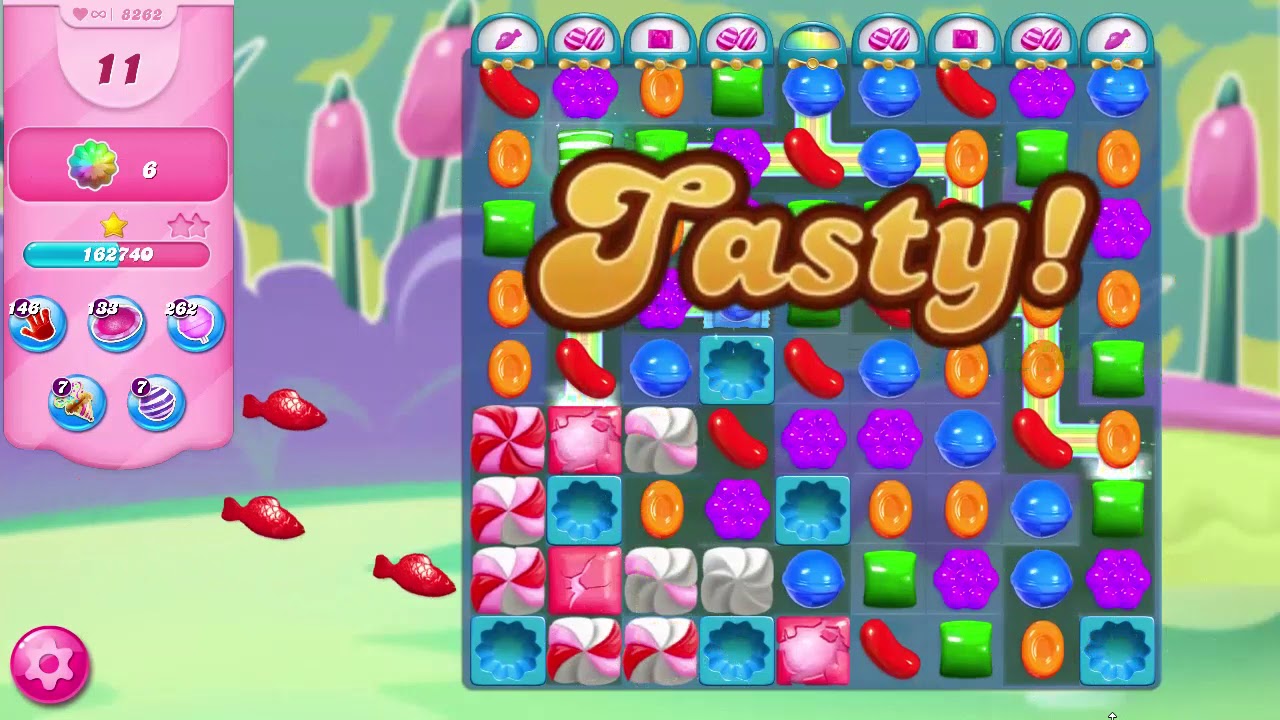 Candy Crush Saga Level 8262 NO BOOSTERS
