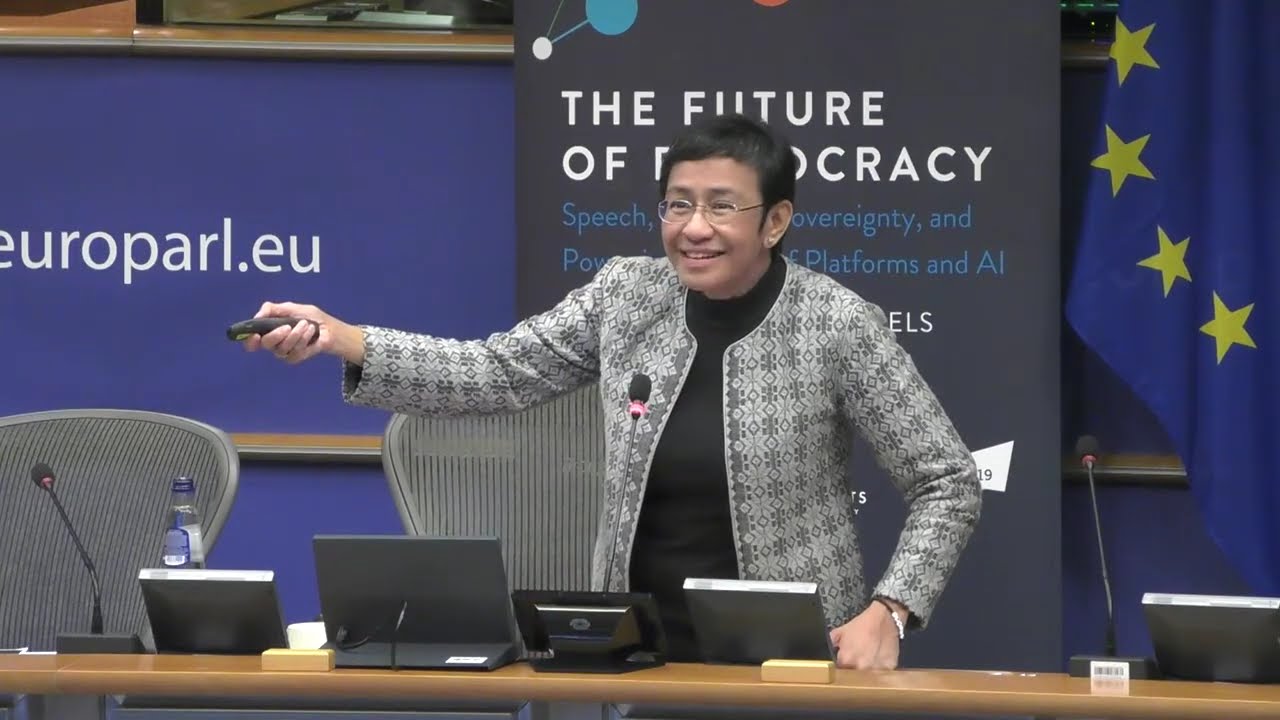 Maria Ressa - Keynote and Q&A at the Future of Democracy Conference