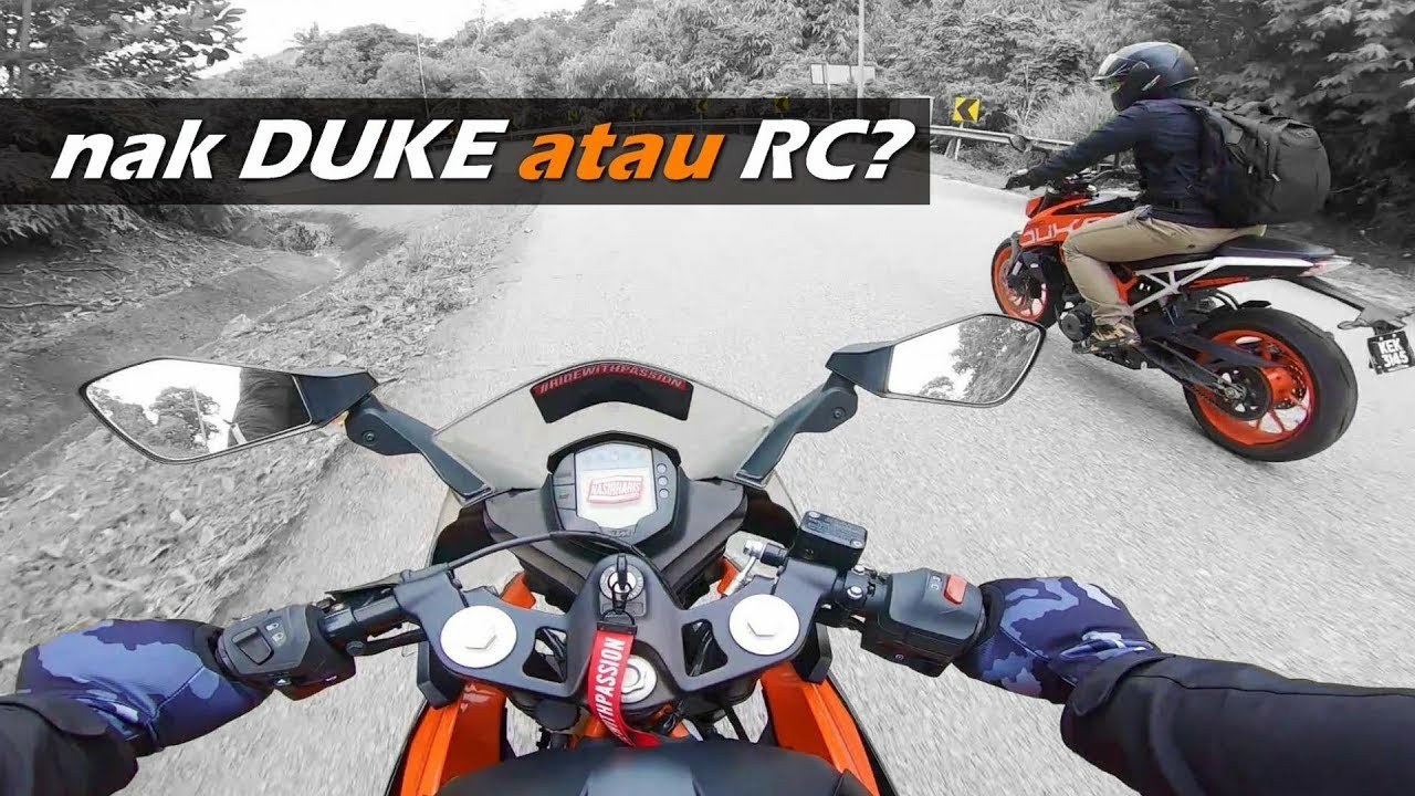 YANG MANA SATU PILIHAN KORANG? | KTM DUKE 390 vs KTM RC 390 | ROAD TEST PART 2