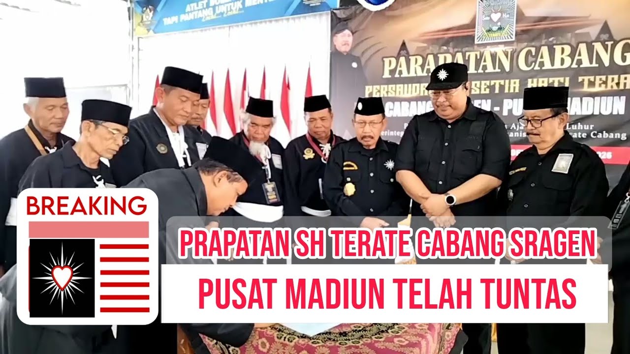 Parapatan PSHT Cabang Sragen Usulkan Enam Nama ke Pusat Madiun | Regenerasi Kepemimpinan 2026–2031
