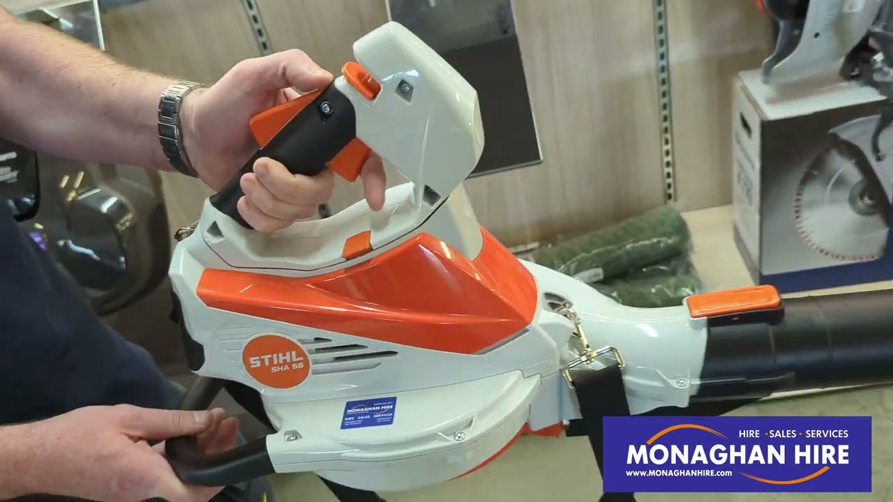 STIHL SHA 56 Blower Vacuum available at Monaghan Hire!
