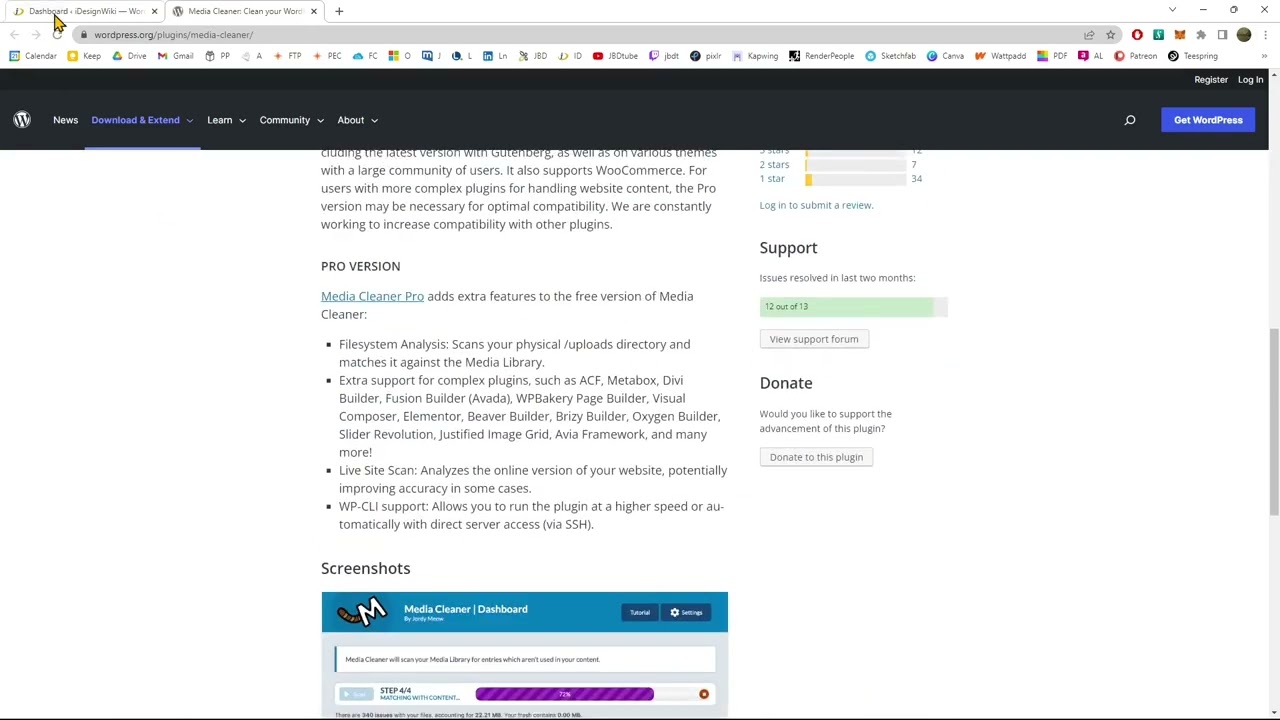 Videoguide - Clean Up WP Site With Media Cleaner, Delete Unused Images and Files, Free Web Space