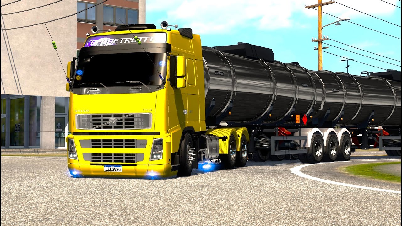 Diesel Comum (50 t) VOLVO FH CLASSIC 540CV Qualificada Tanque Randon Dest WGCC Ets2 V1.57