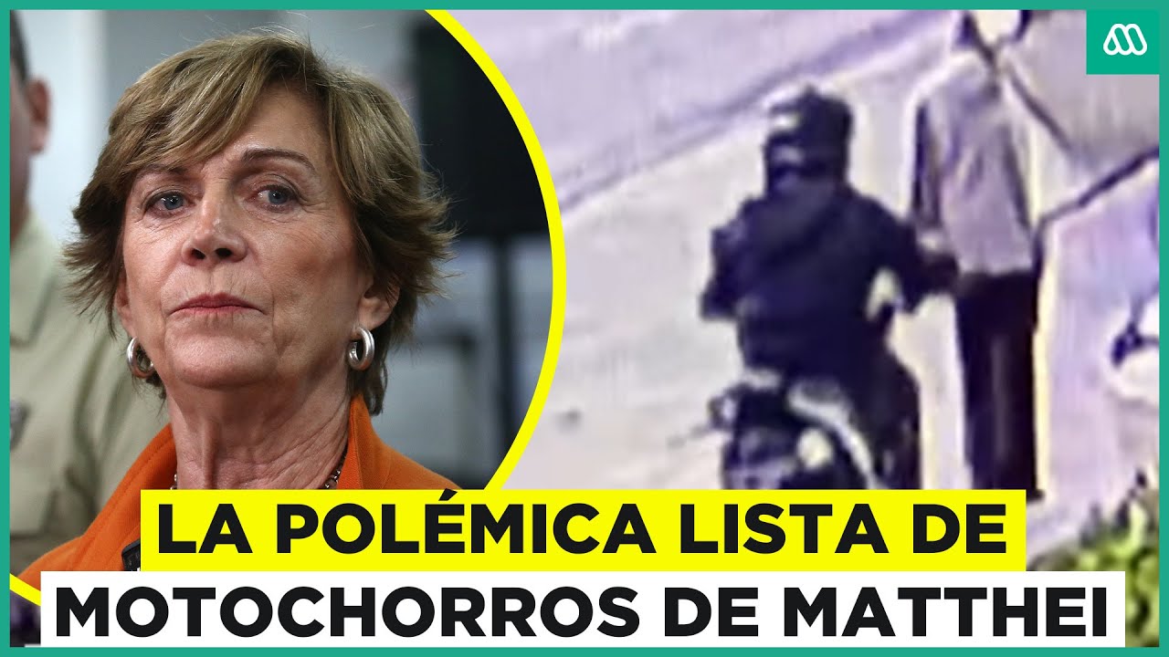 Polémica lista de motochorros de Matthei: La banda 