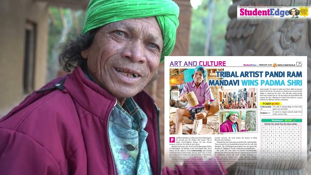 From a Bamboo Flute to Padma Shri: The Inspiring Story of Pandi Ram Mandavi!"