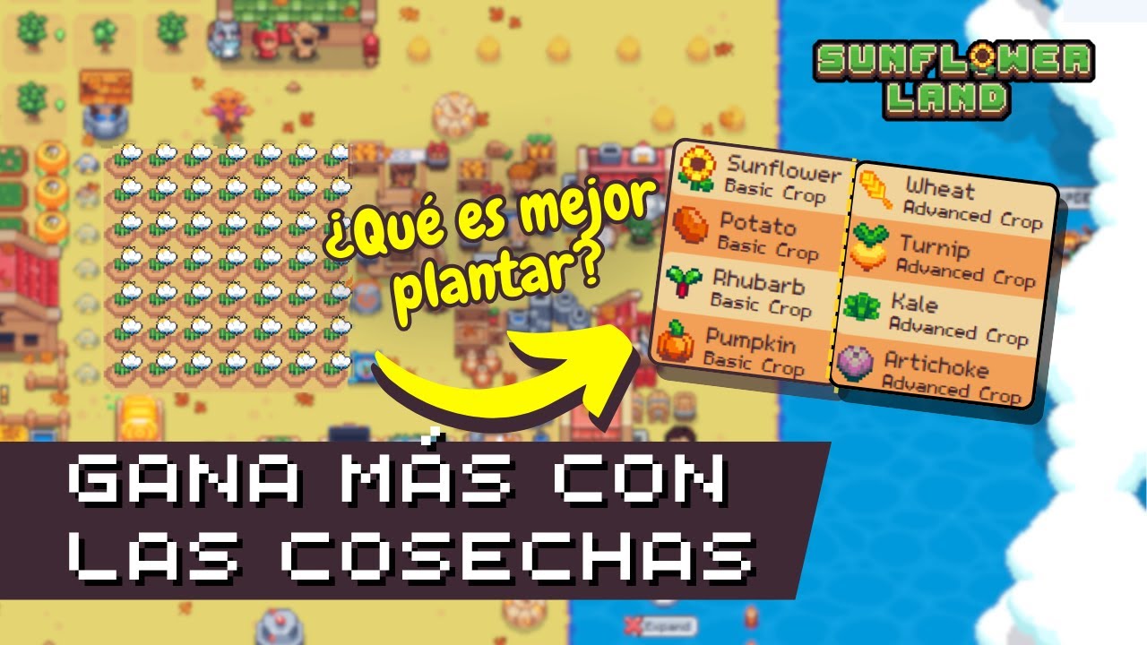 🌻 Domina las cosechas en Sunflower Land: mayores ganancias y máxima rentabilidad en tu granja p2e