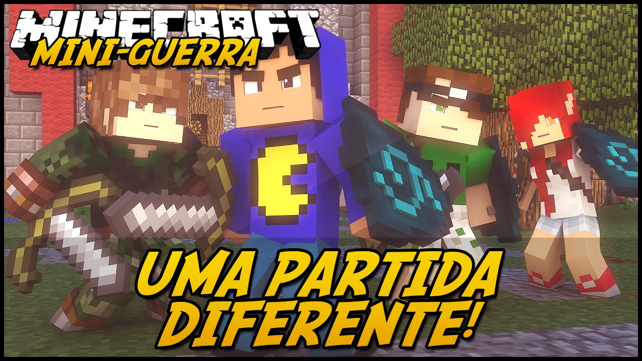 Minecraft: MINI-GUERRA - PARTIDA DIFERENTE?! (Battle Gear Mod)