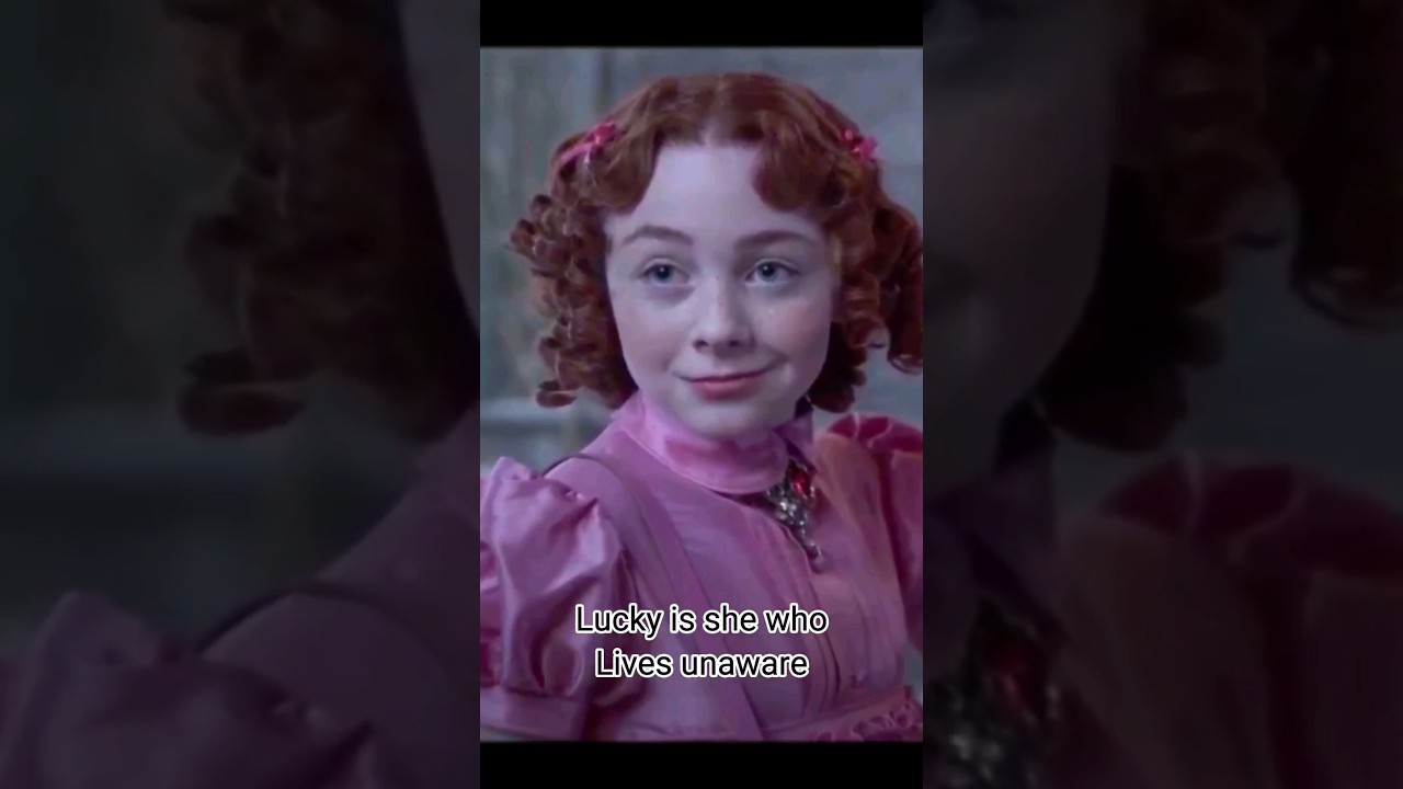 Lucky is she who lives unaware. (Carmelita and Baudelaires edit) 