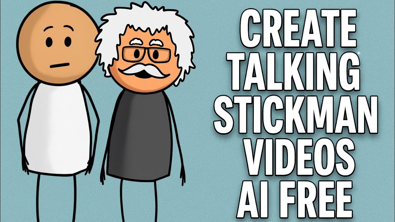 Как создать видеоанимацию Stickman с помощью ИИ. Бесплатное обучающее видео.