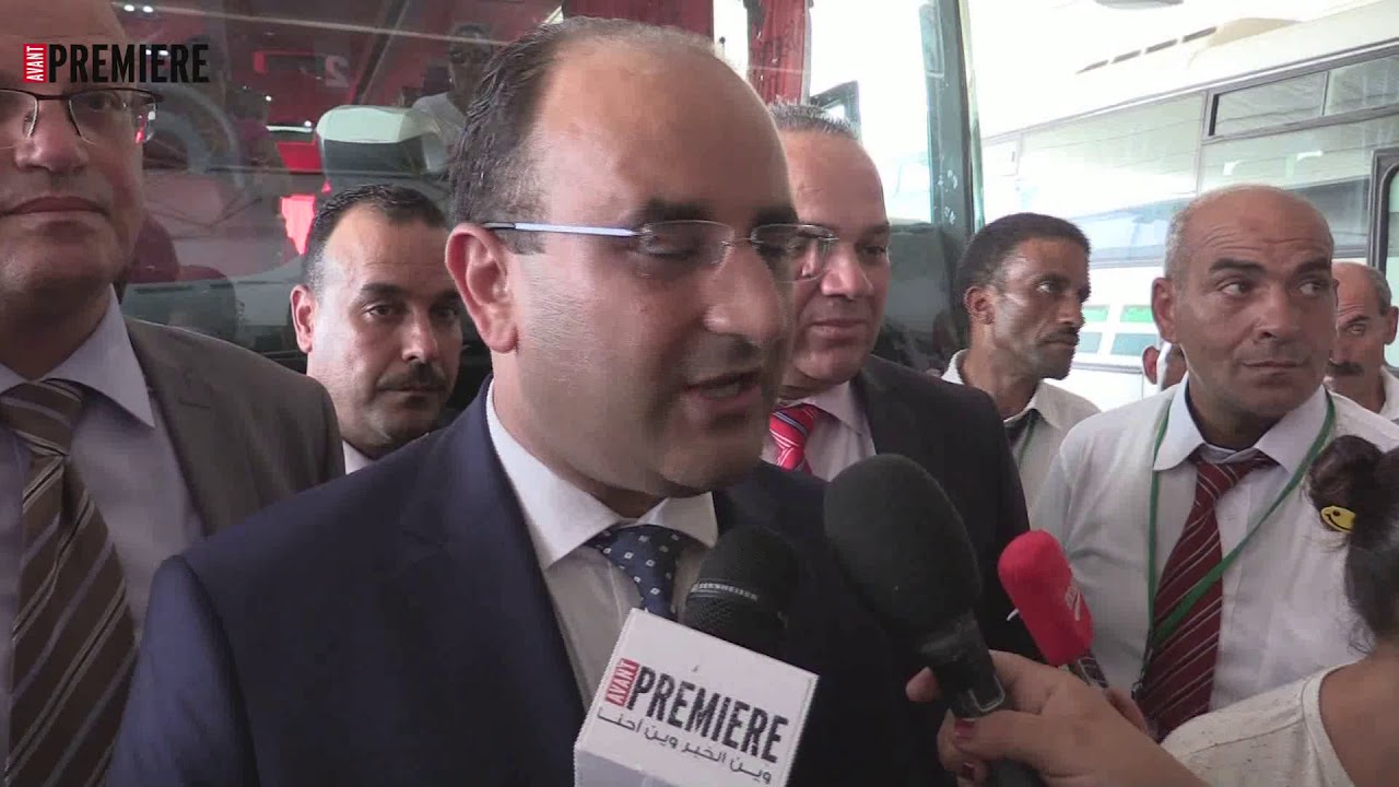 زيارة وزير النقل الى محطة حافلات باب عليوة