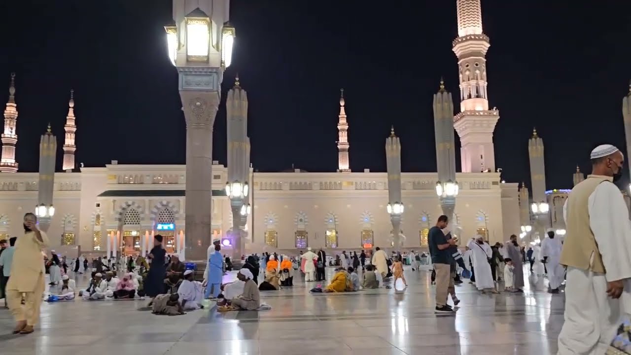 Ramzan 2026 iftar in Masjid Nabvi Madina sharif | After magreb prayer beautiful view 