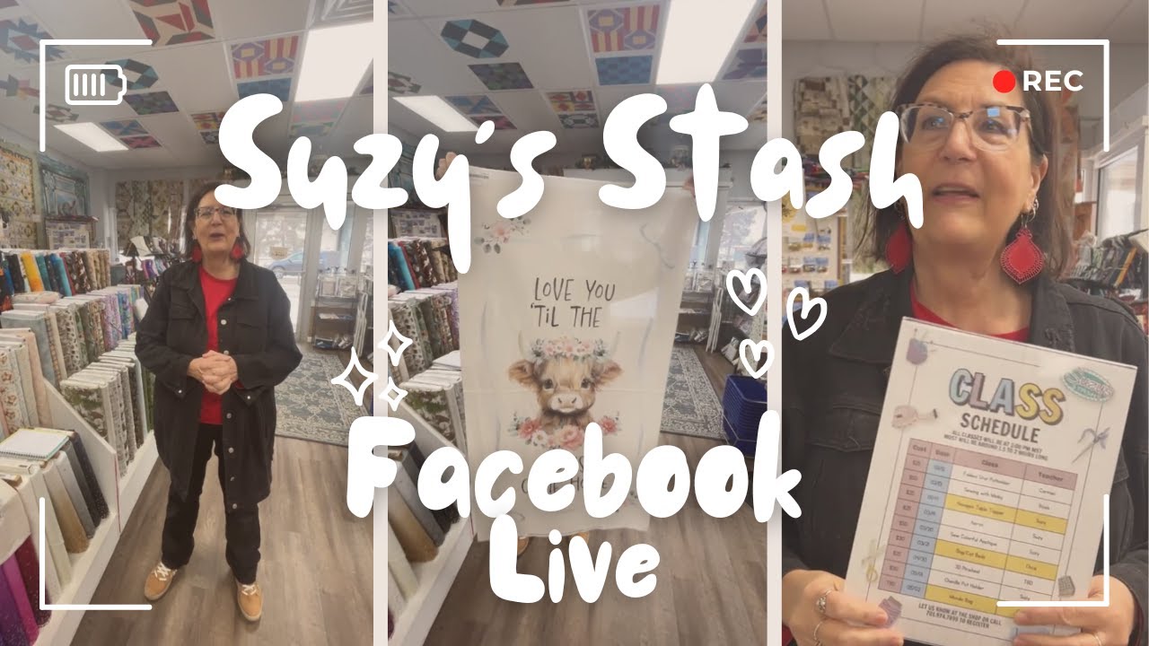 Suzy's Stash FB Live - January 14, 2026