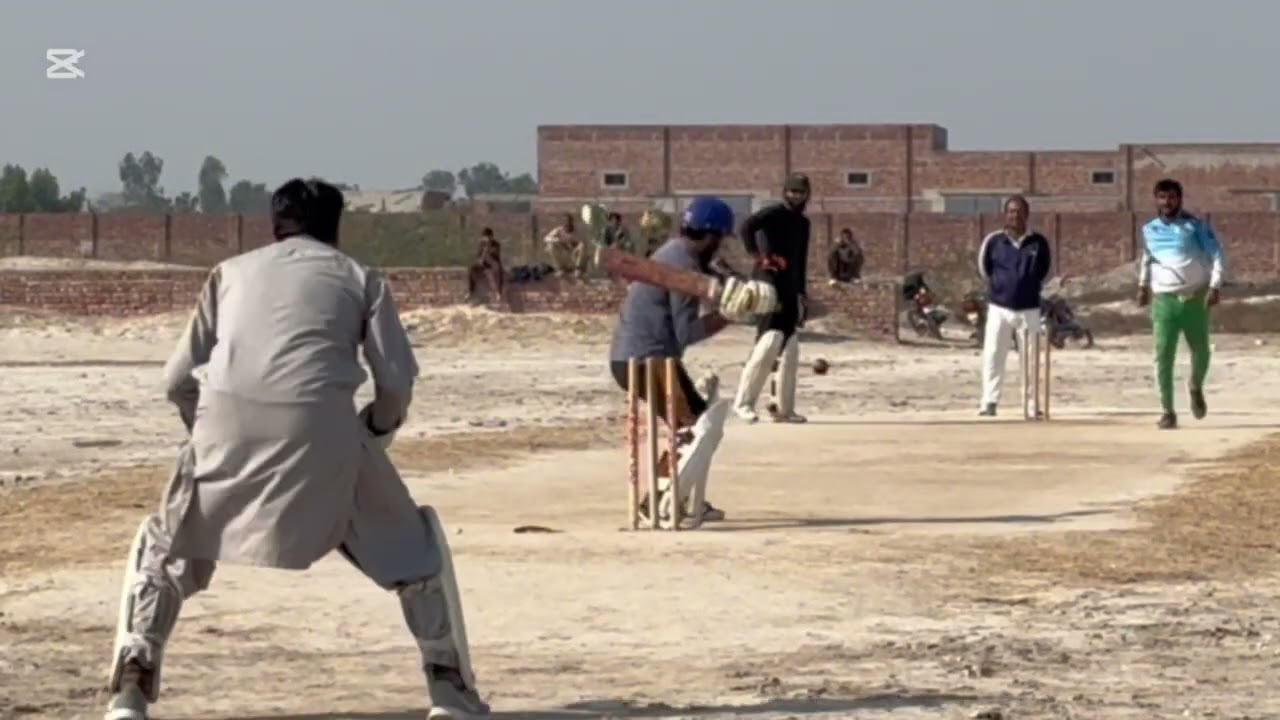 Sunday local village Cricket Match Cousin VS 109RB | See How local Cricket promoted in Pakistan.