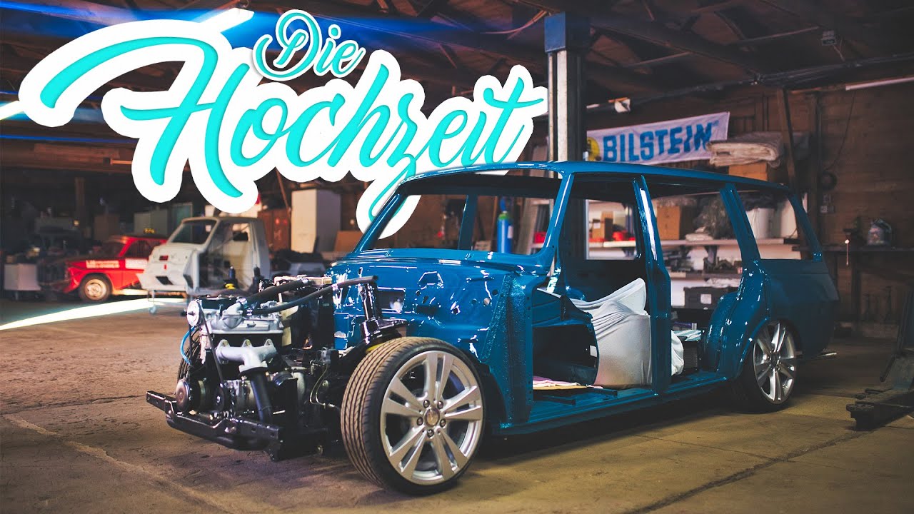 Ostblock MV | Perles Wartburg Tourist | Karosse fertig lackiert | Petrol | Die Hochzeit