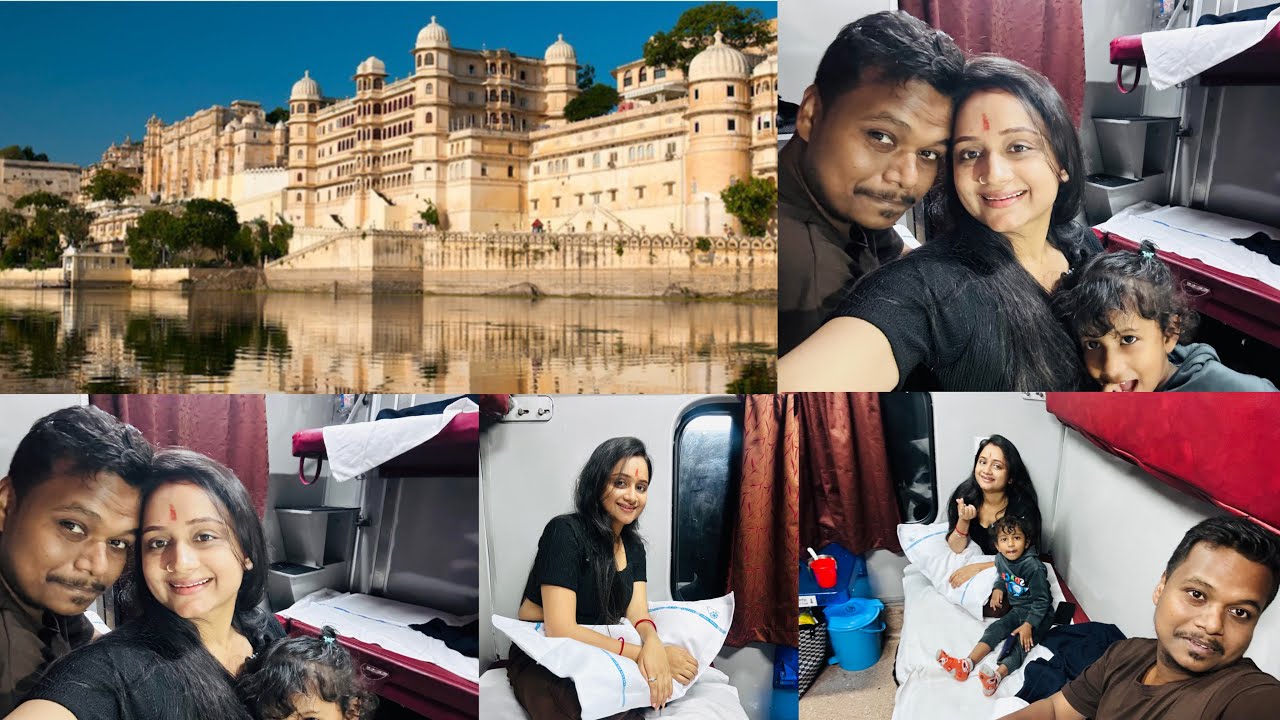 1st AC Ananya Express || Asansol to Udaipur || #lakecity #anumakeupandvlog #udaipur 