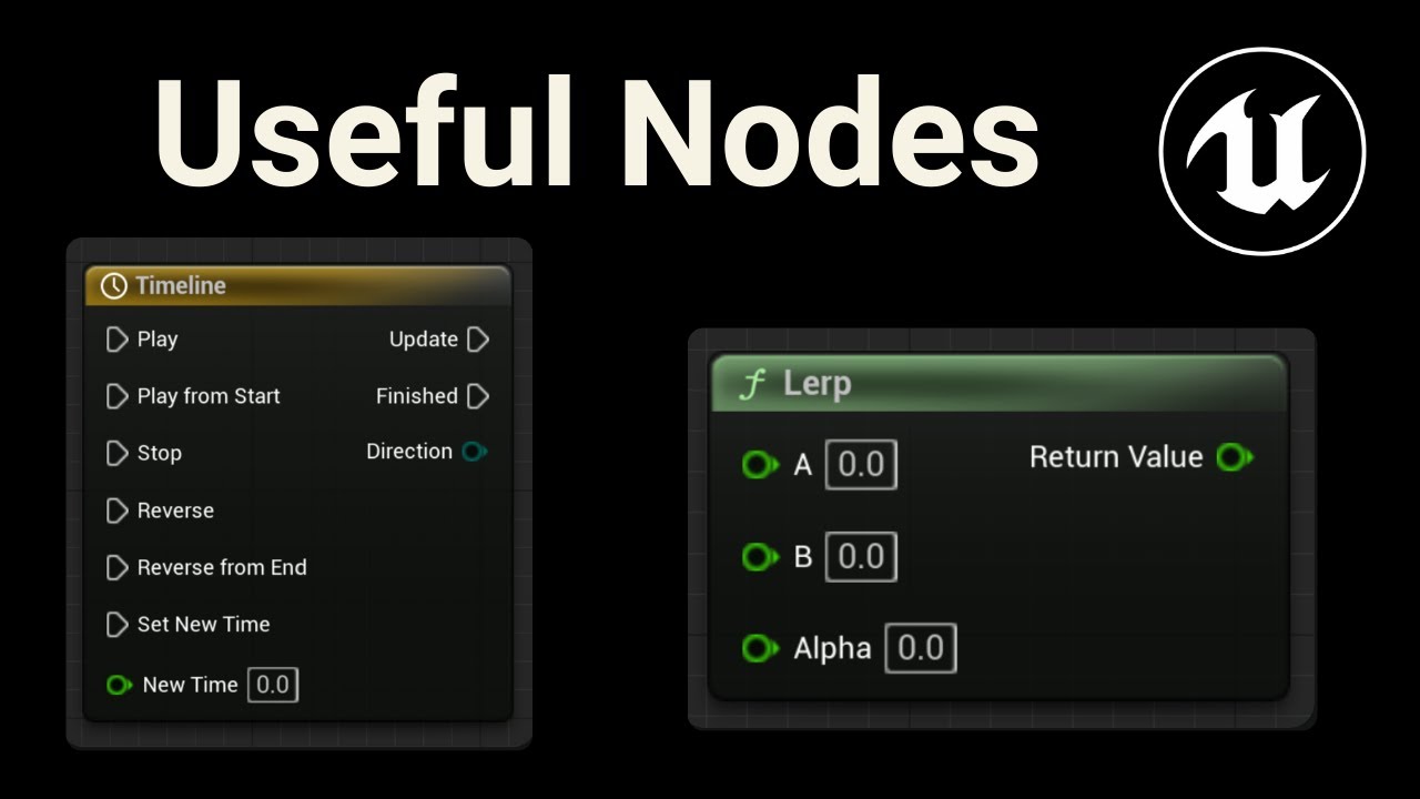 Timeline & Lerp Nodes Overview UE5 Beginner Tutorial
