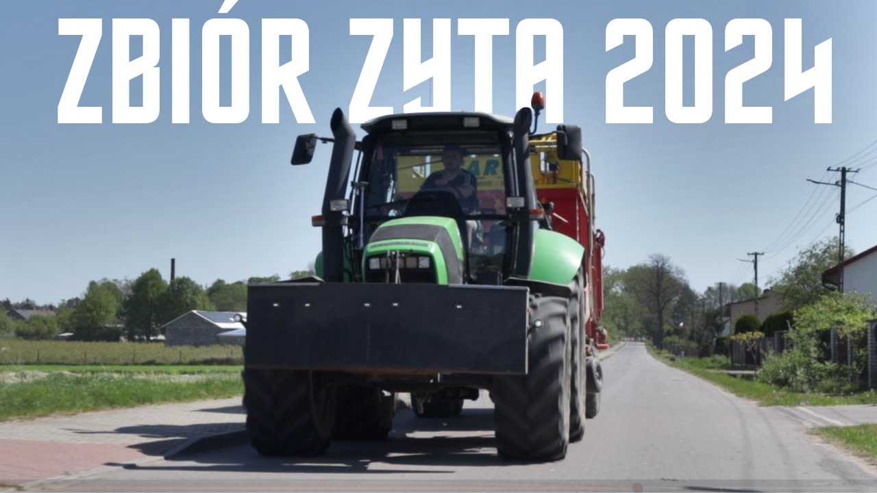 Zbiór Żyta na kiszonke✮2024✮Deutzem przez wieś!✮(2x Deutz-Fahr&Mccormick&Ursus)✮GR Damecki✮