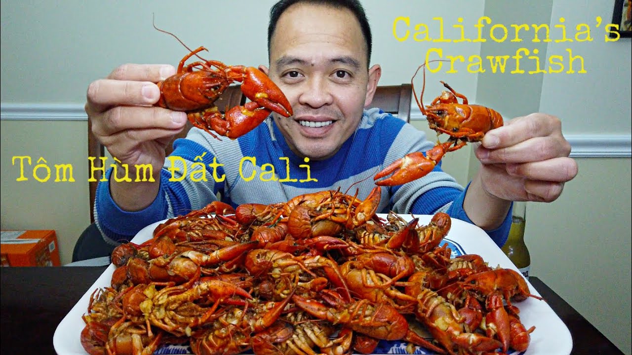 Lần Đầu Tiên Ăn Tôm Hùm Đất Cali - California’s Crawfish