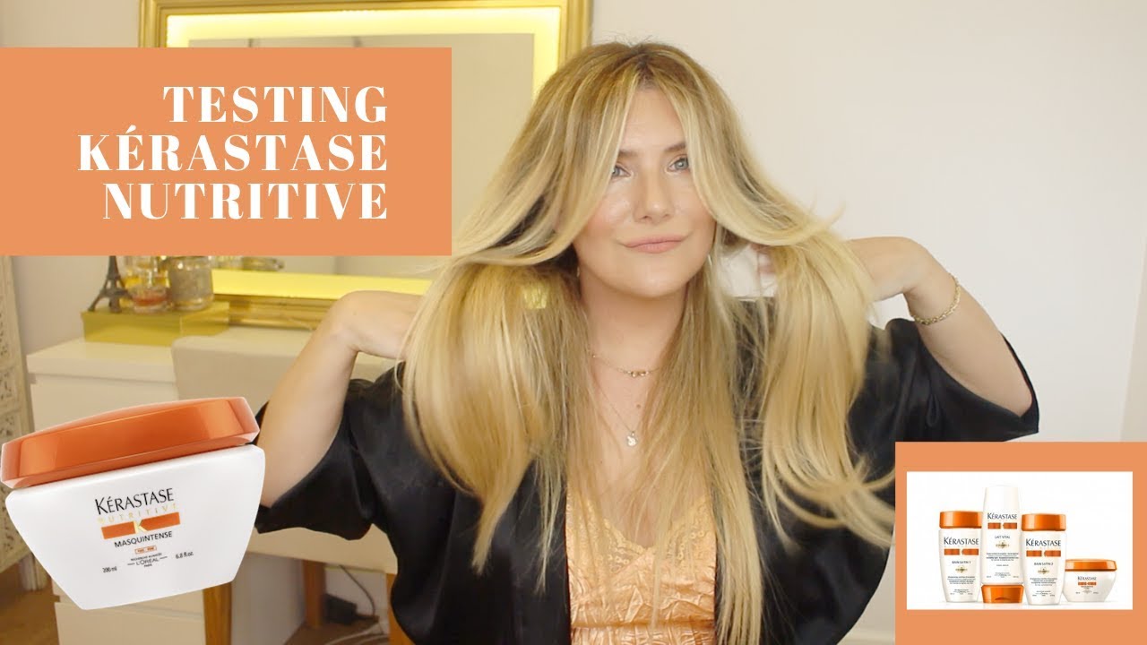 I TRY A HAIR MASK FOR EXTREMELY SENSITIZED HAIR | KERASTASE NUTRITIVE UNSPONSORED #TreatmentTuesday