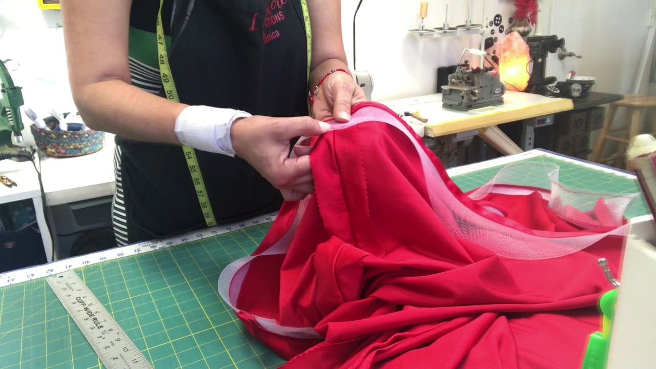 Como poner crin en vestido