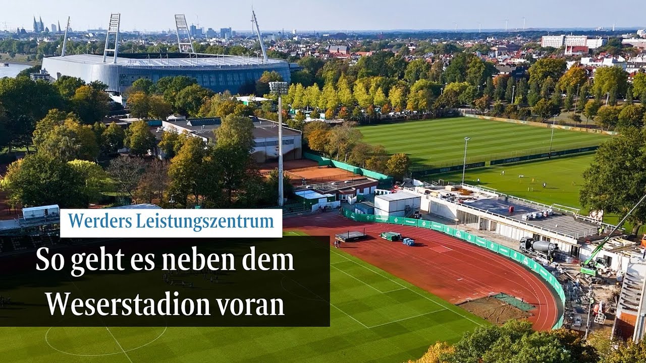 Werder Bremens neues Leistungszentrum: Was warum gemacht wird und wann alles fertig ist | Droneshots