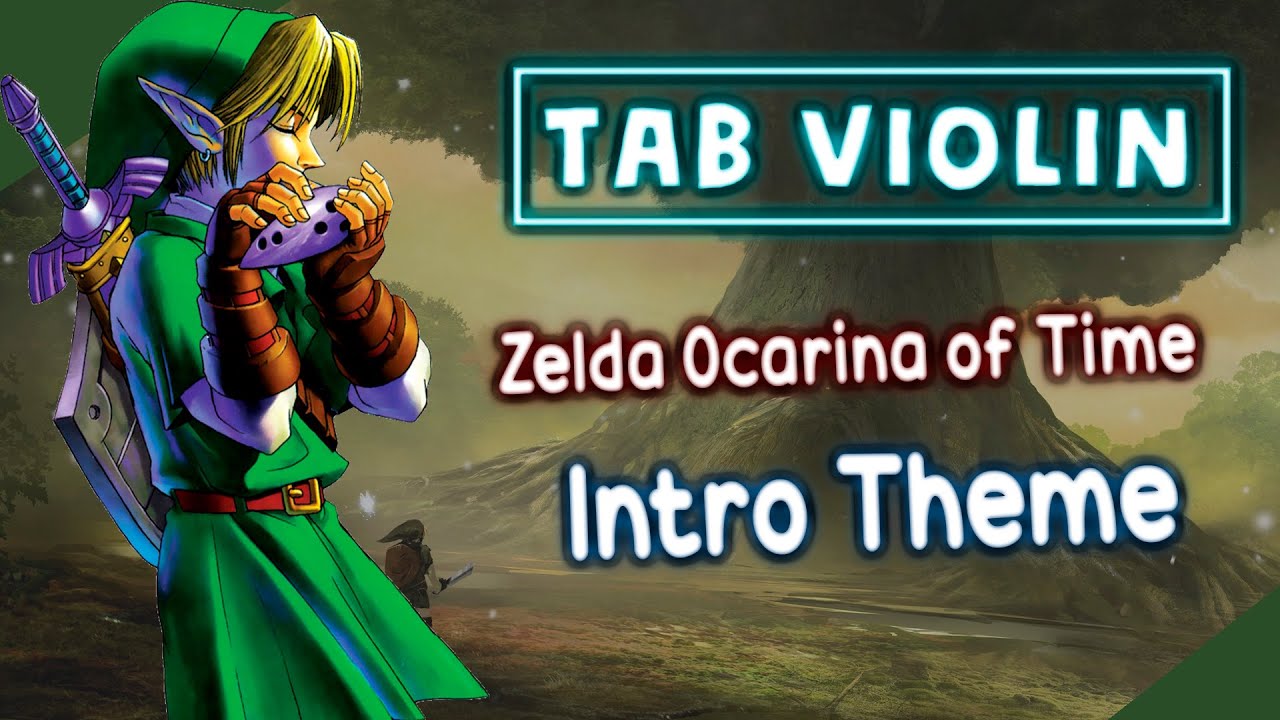 The Legend of Zelda Ocarina of Time -  Intro Violín Tutorial / Tab Tutorial / Sheet Music violín