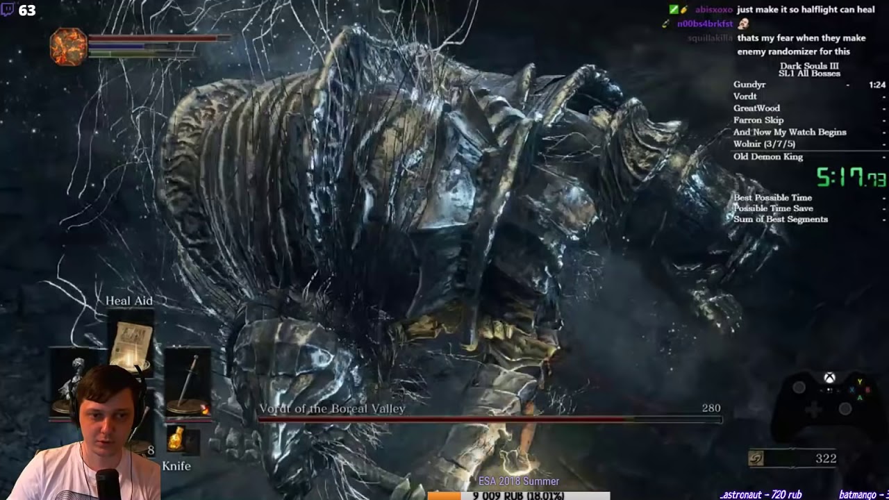 Разбор мирового рекорда в SL1 All bosses + гайд. Dark Souls 3