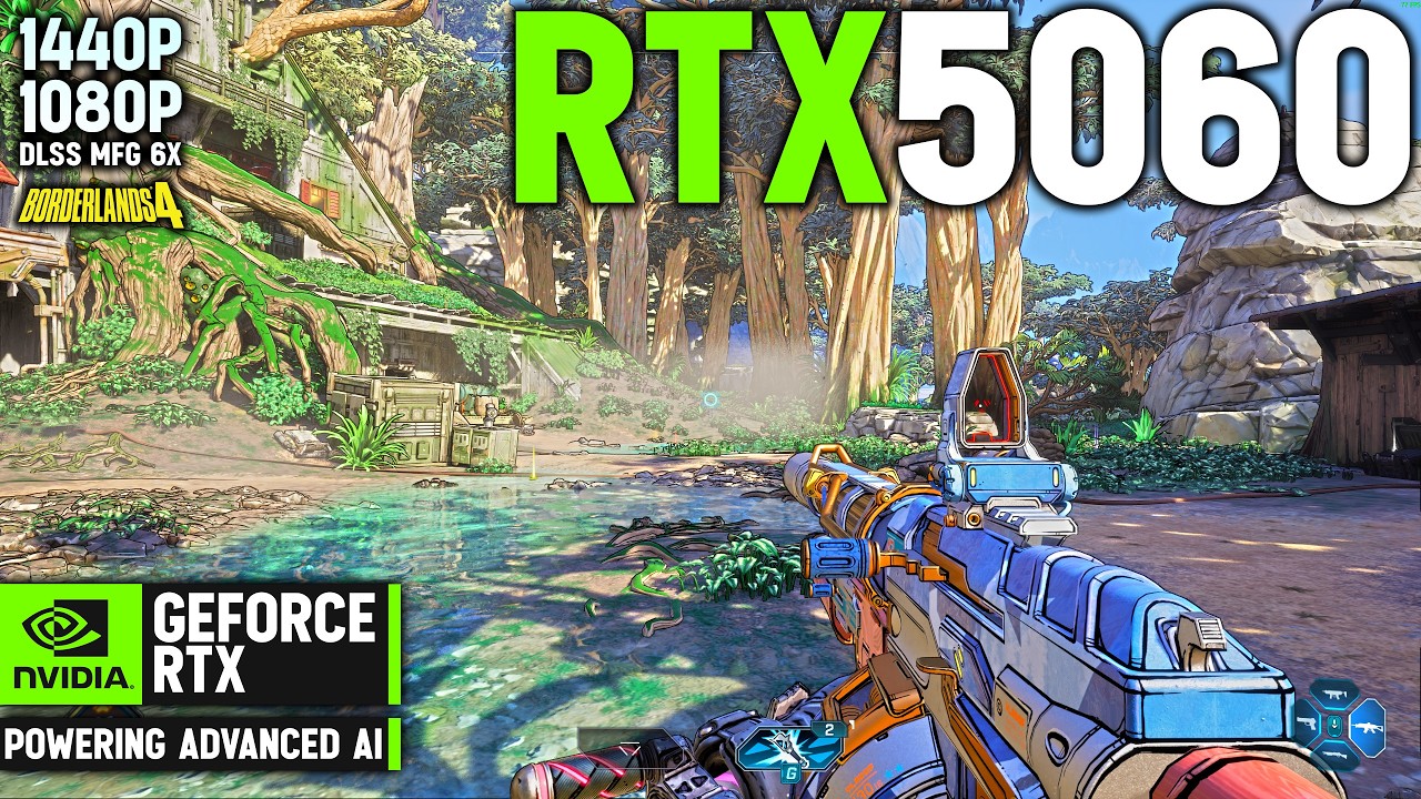 RTX 5060 + Ryzen 5 7600 | Borderlands 4 Performance Test &bull; 1440p & 1080p