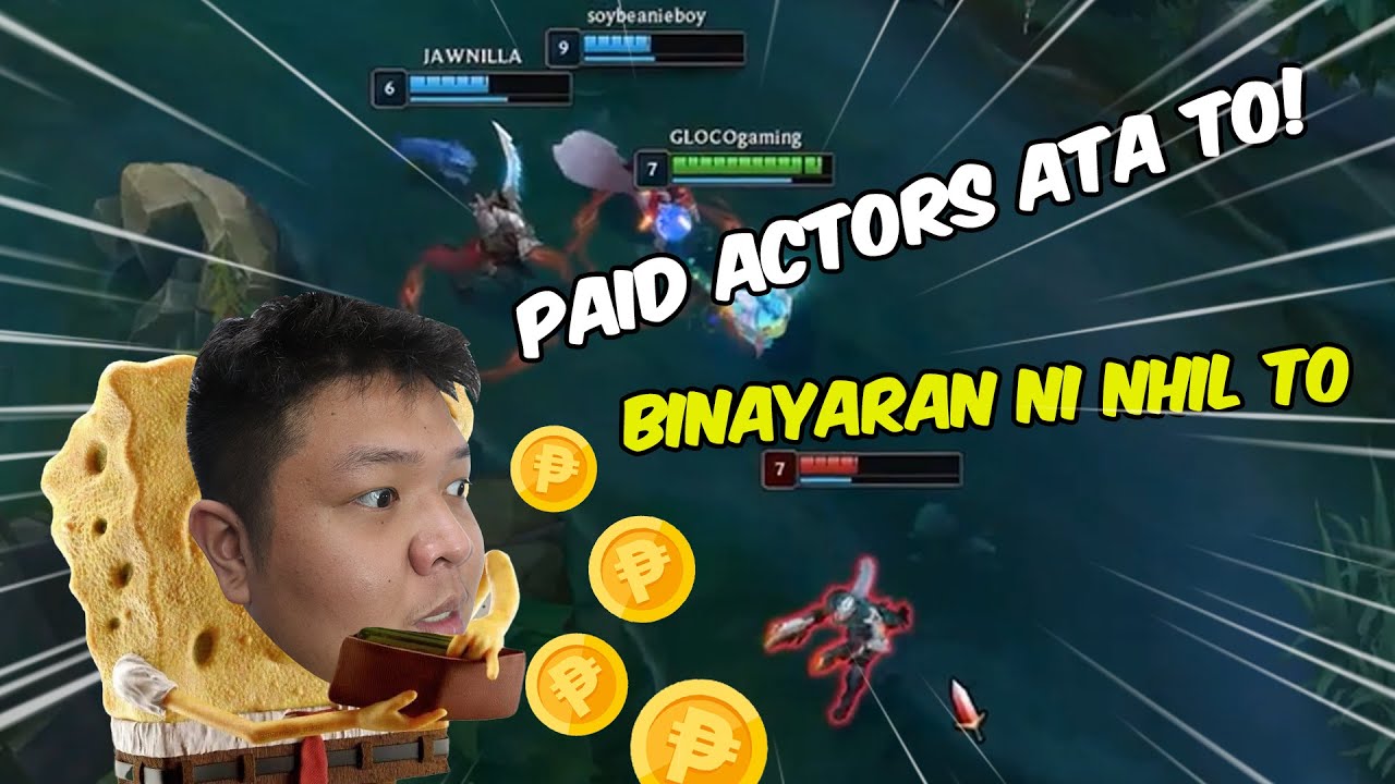 PEENOISE PLAY LEAGUE OF LEGENDS (FILIPINO) #4 - Paid Actors vs PR!