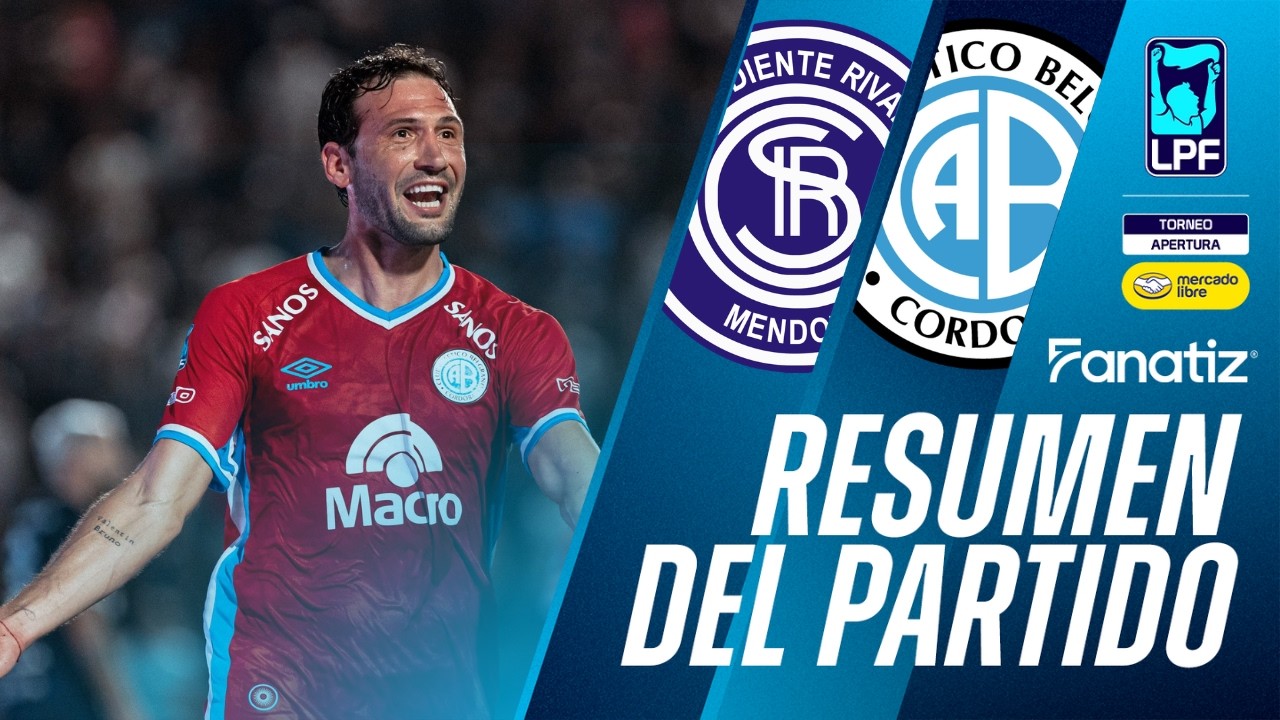 Independiente Rivadavia 0 vs. 1 Belgrano - Resumen del Partido  | #TorneoApertura2026
