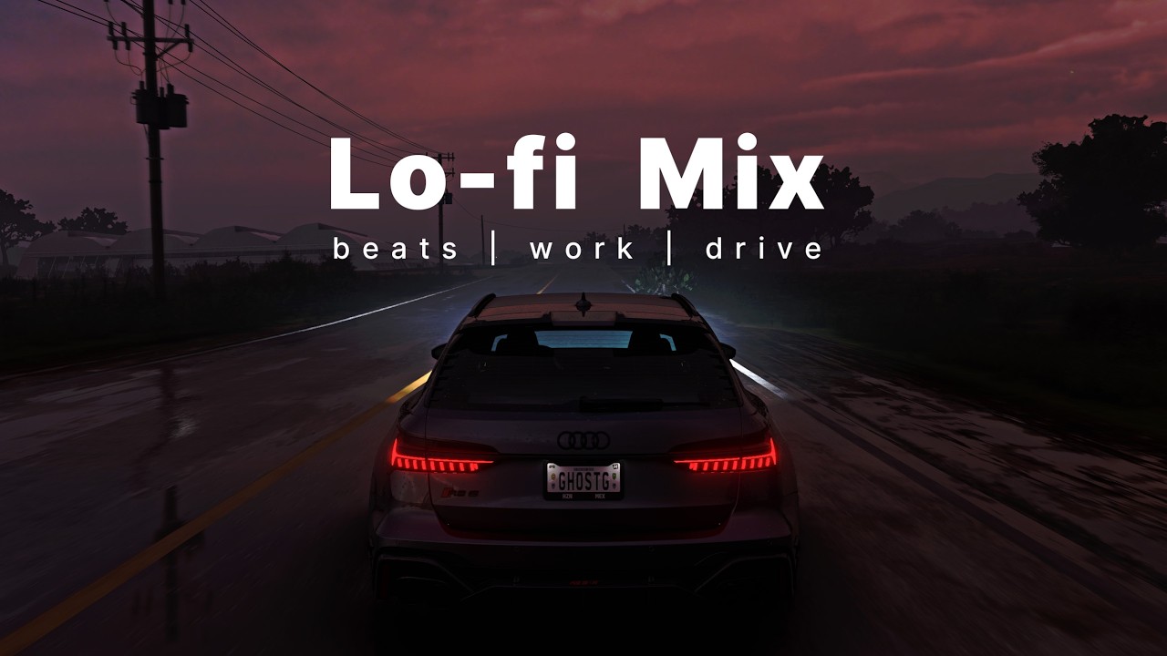 Chill Night Drive — Focus work & Lofi Beats Night drive playlist