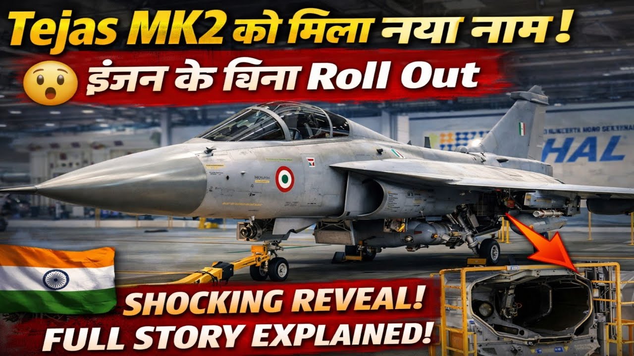 Tejas MK2 Mystery 😱 नया नाम और बिना Engine Roll Out का सच!