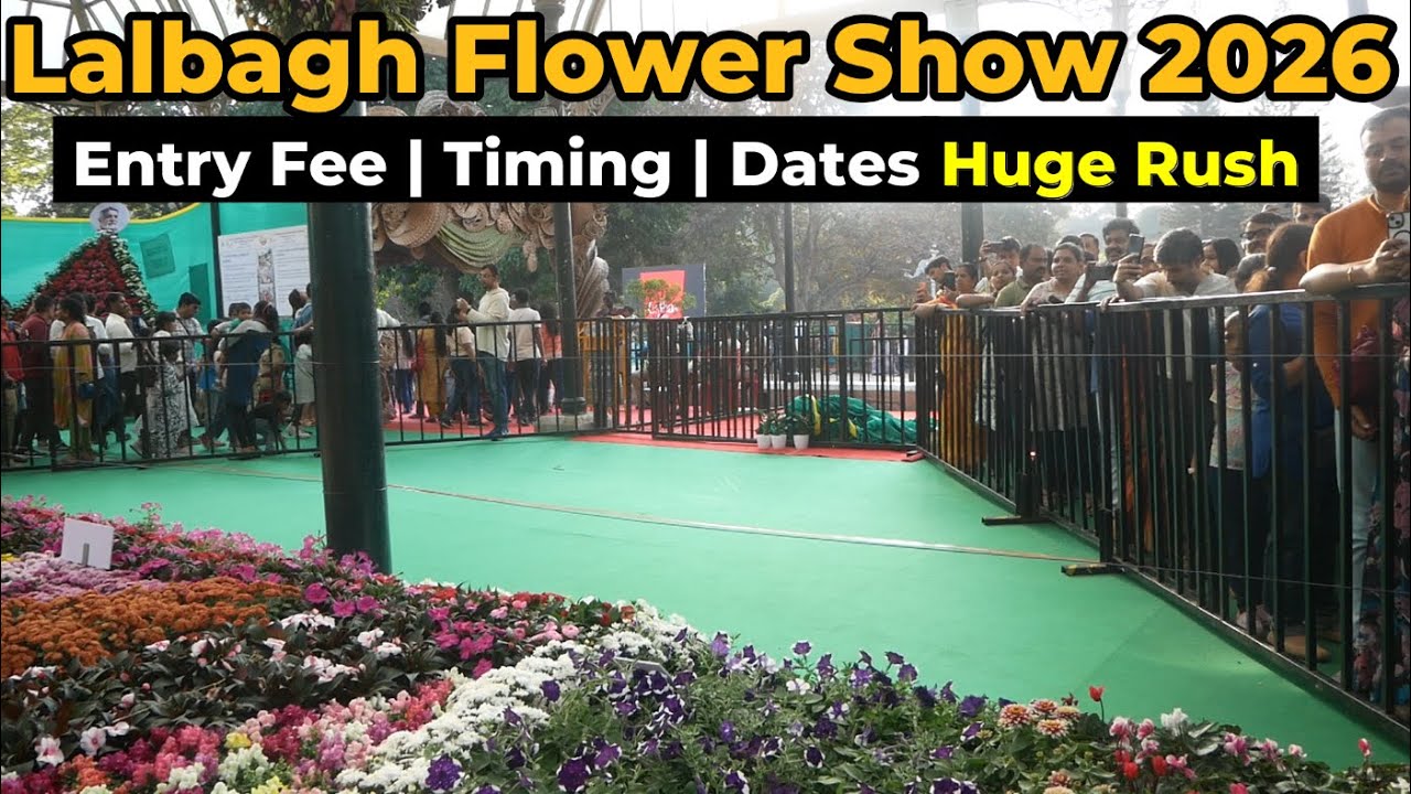 LALBAGH FLOWER SHOW 2026! 🌸 Grand Republic Day Exhibition in Bangalore | Ticket Price & INSIDE LOOK
