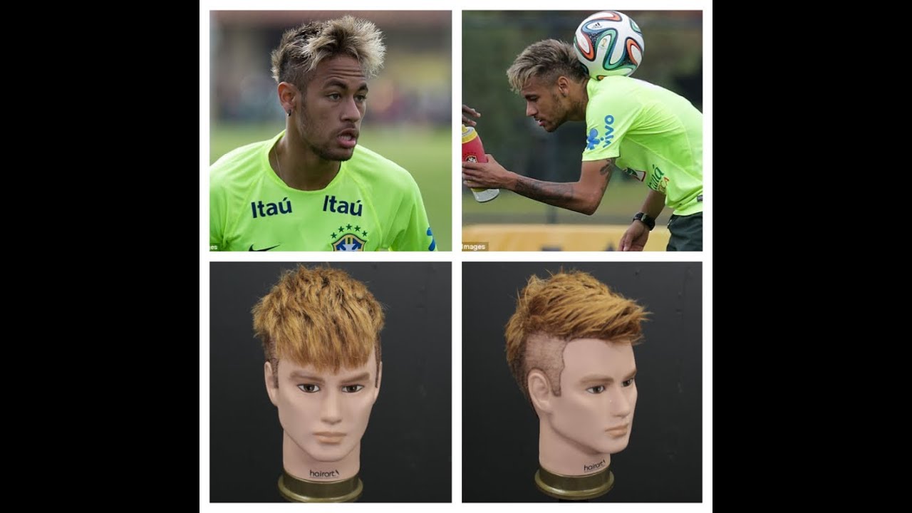 Neymar Haircut & Blonde Hair Color Tutorial