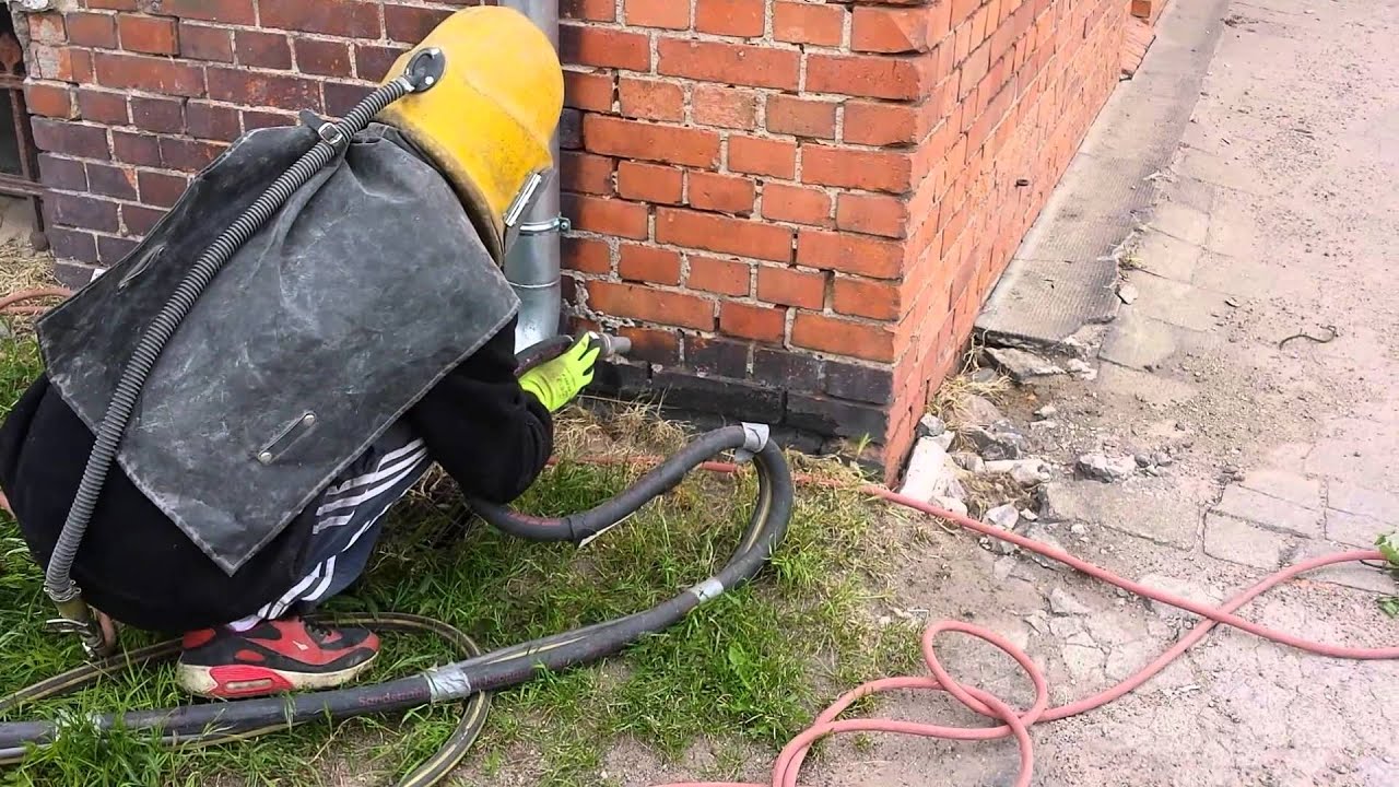 Mikro piaskowanie cegły metodą Remmers Rotec