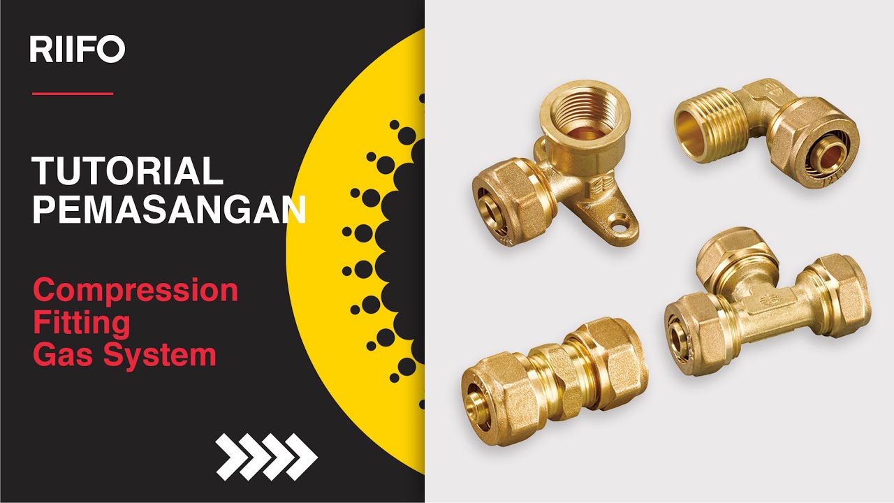 RIIFO Multilayer Gas Piping System with Compression Fitting | Installation Tutorial