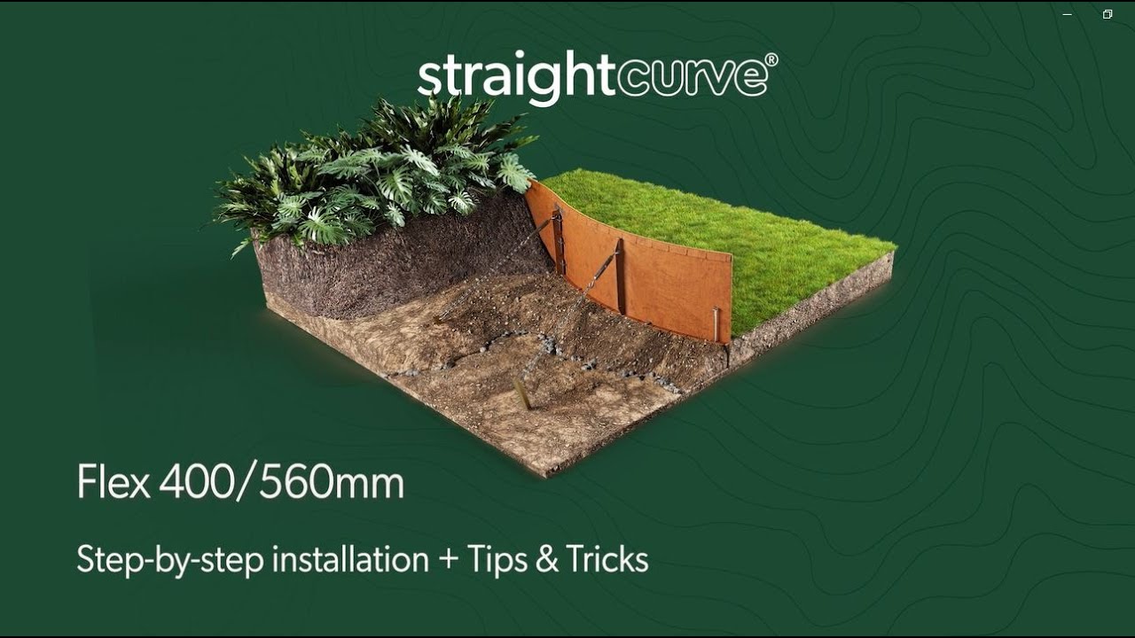 Straightcurve® Flex Raised Garden Beds - 400 / 560 mm - 15.75/22 inch - Installation and Tips Video