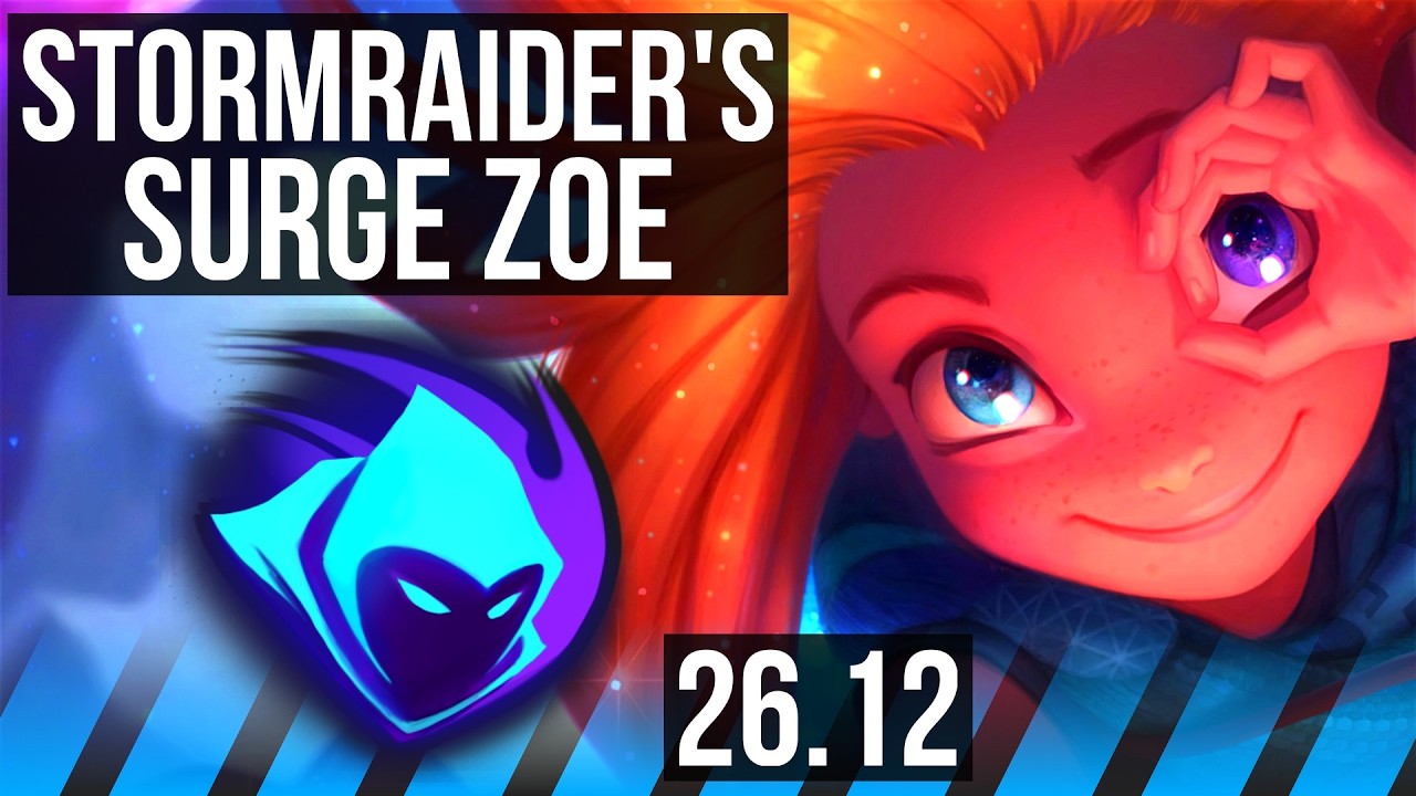 ZOE vs AHRI (MID) | Stormraider's Surge, Good KDA: 11/1/3 | EUW Grandmaster | 26.12