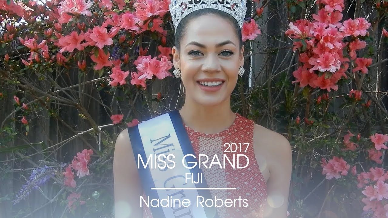 Nadine Roberts Miss Grand Fiji 2017