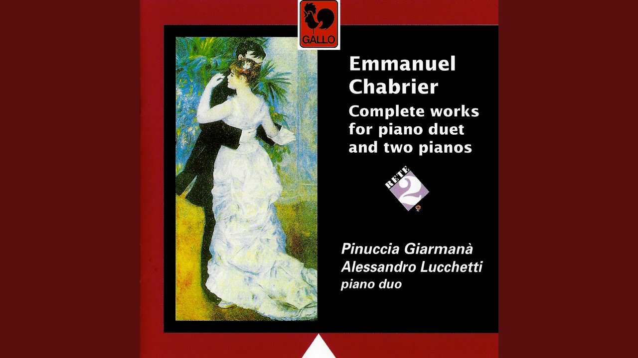 Trois valses romantiques pour 2 pianos: III. Anim&eacute;