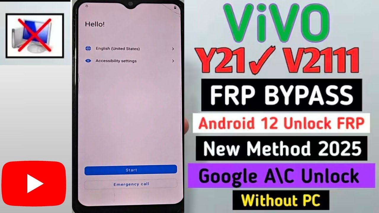 VIVO FRP BAYPASS 💯📱🛠️ Y21,Y21T ,Y21E,Y21G,Y20,Y12S FRP BAYPASS LETESTUPDATE 2025 NEW METHOD 