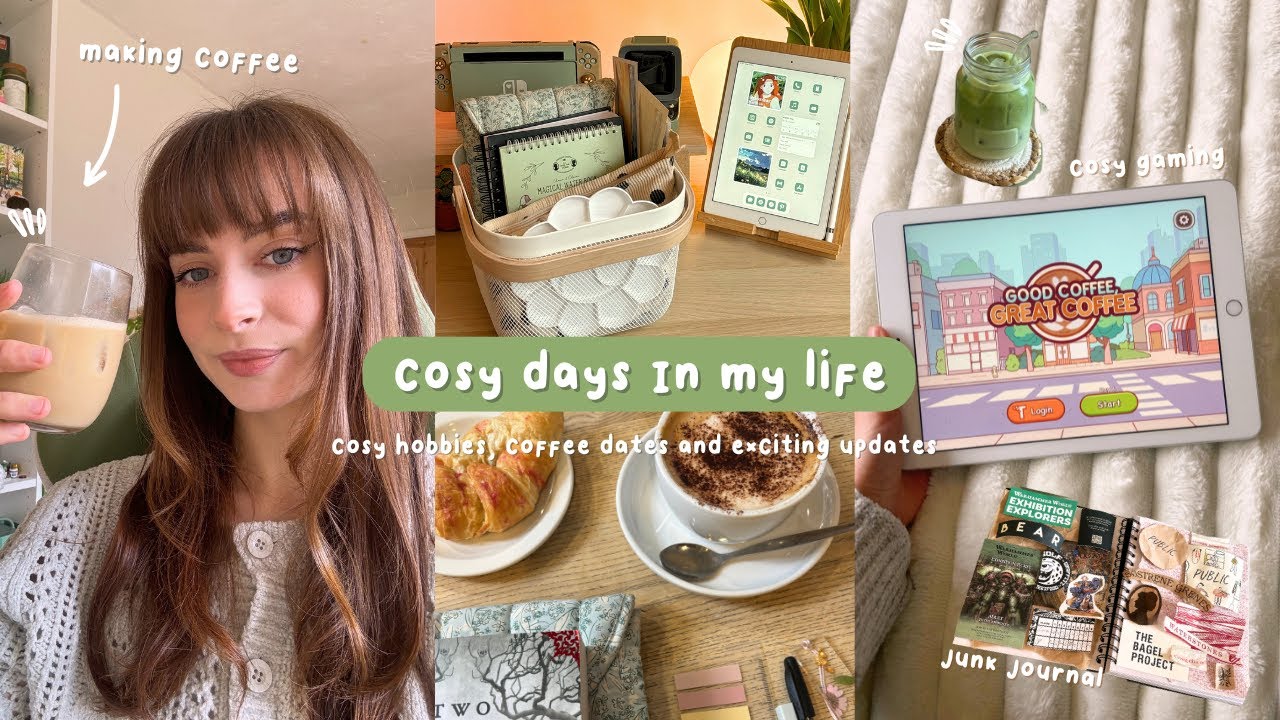 Уютные дни в моей жизни 🧺🌟┃уютные хобби, свидания за кофе и захватывающие обновления!!