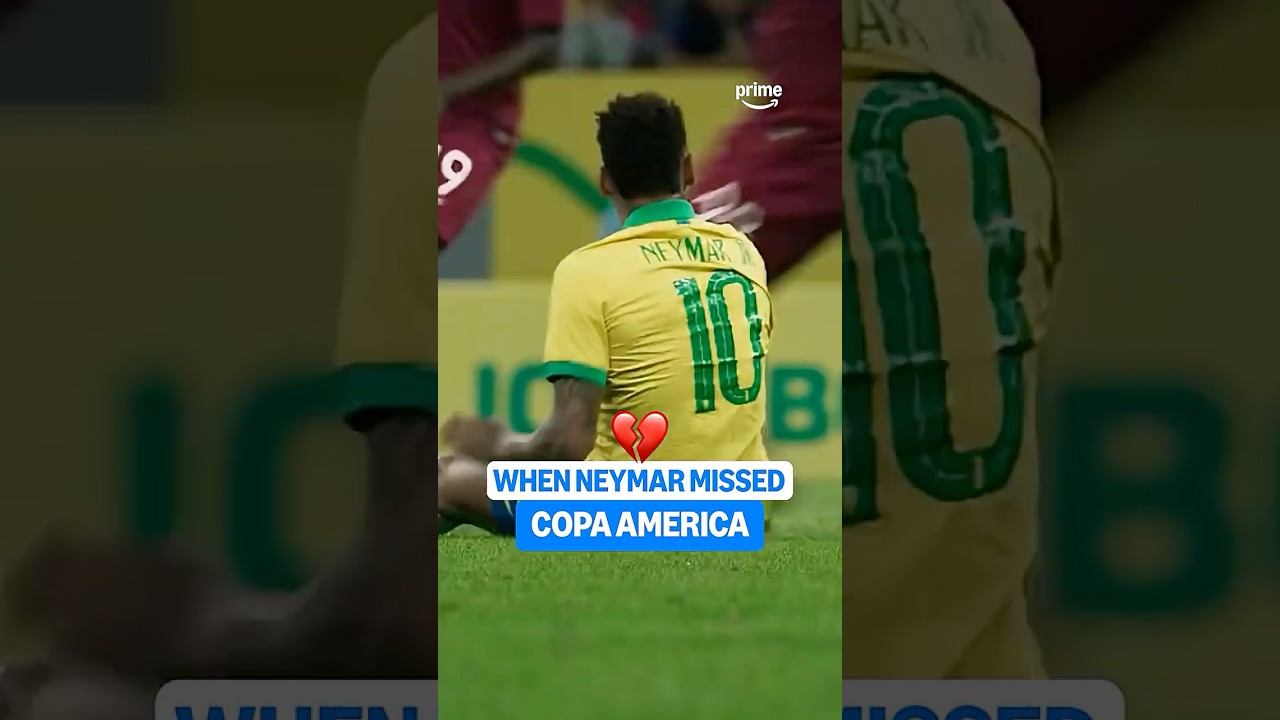 When Neymar missed Copa America through injury 🇧🇷💔 #neymar #neymarjr #brazil #copaamerica