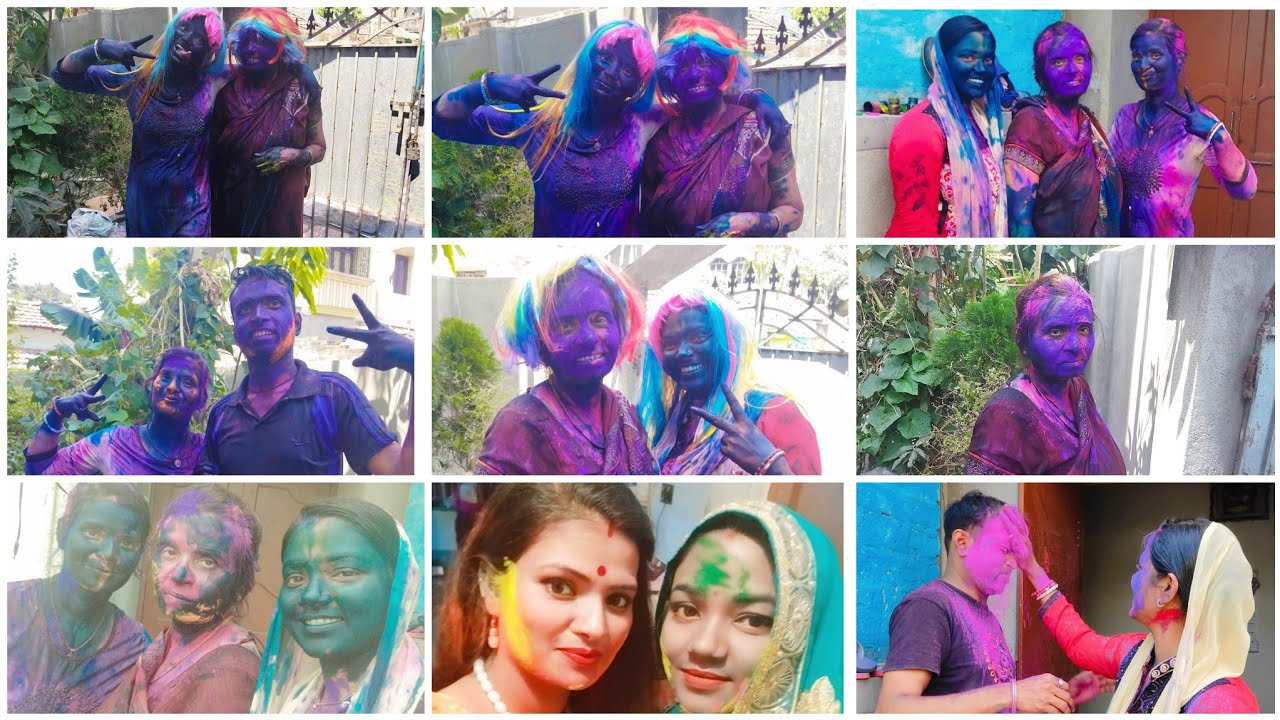 ये है असली बिहारी होली देशी स्टाइल मे|Holi Celebration Vlog|Holi Celebration In Bihari Style|