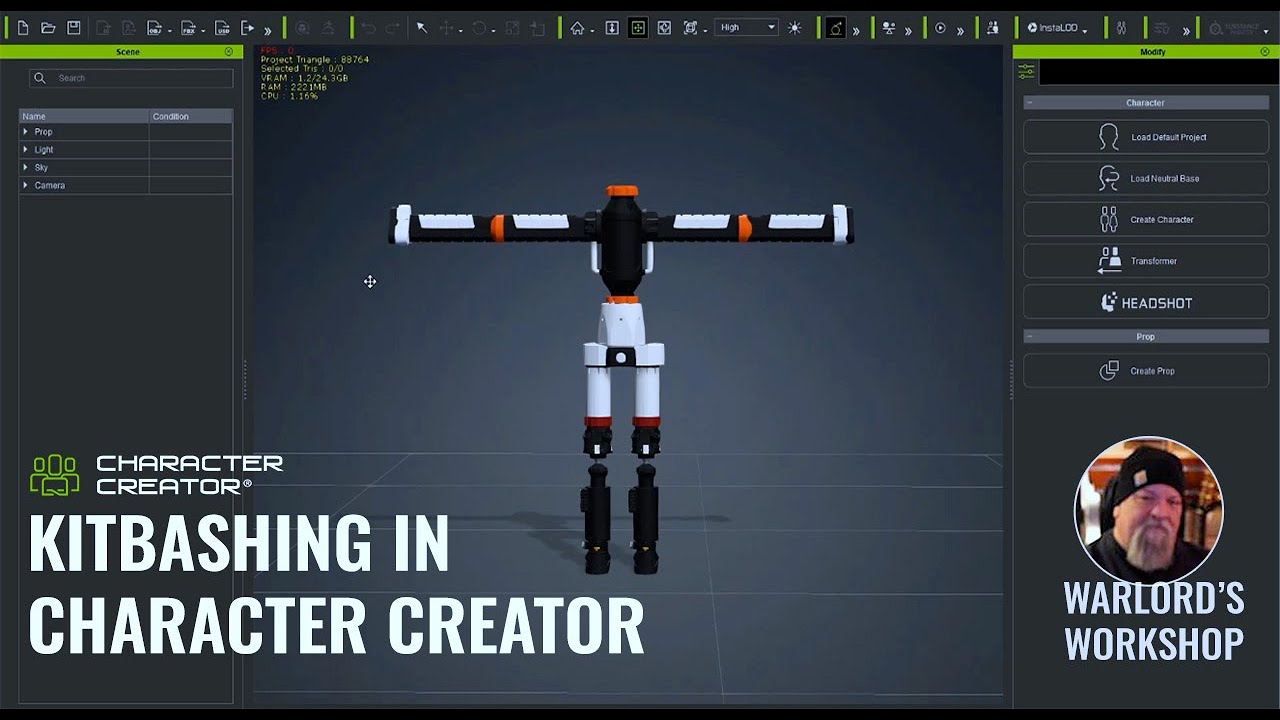 Kitbashing a Character in Reallusion's Character Creator 4