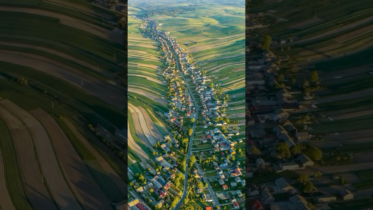 Самая красивая деревня в мире #Сулошова #Польша #Европа