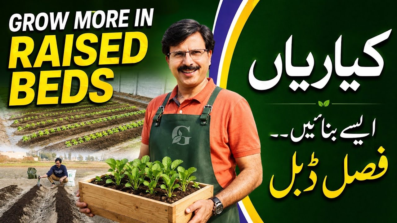 Top Raised Bed Method for Heavy Yield | Kitchen Gardening Guide | Gardening With Javed Iqbal