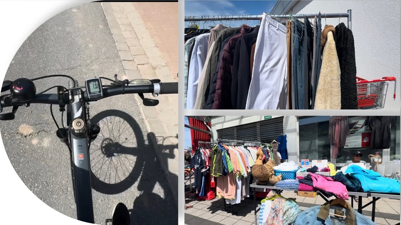 ALMANYA’DA FLOHMARKT DENEYİMİM 🛍️ 2. EL VE MİNİMALİST ALIŞVERİŞLER 🤍 BİSİKLET TURU 💕🚴